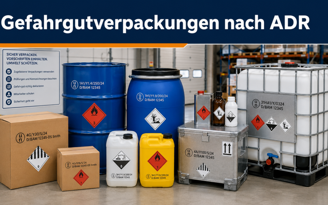 Gefahrgutverpackungen nach ADR: Wann ist eine UN-geprüfte Verpackung erforderlich – und wann nicht?